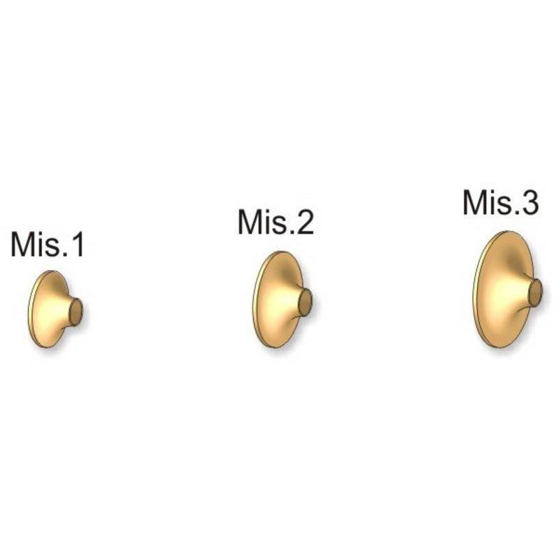 FLAT CONEHEAD BRASS - SILVER STONFO - 1