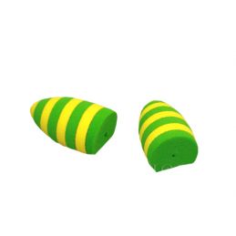 TAPERED POPPER - GREEN/YELLOW