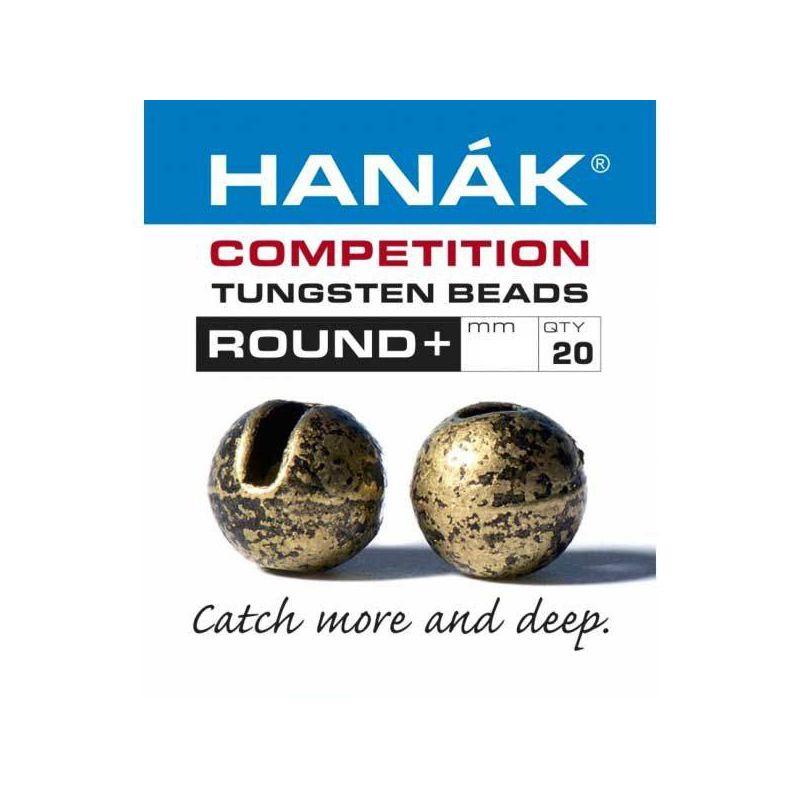 Tungsten Beads Round+  Bronze Relic 20pz HANAK - 1