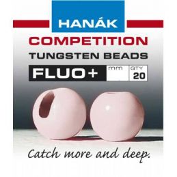 TUNGSTEN BEADS ROUND+ LIGHT PINK 20PZ HANAK - 1