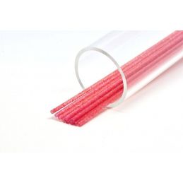 SOFT GLITTER TUBE 3 mm RED FUTUREFLY - 1