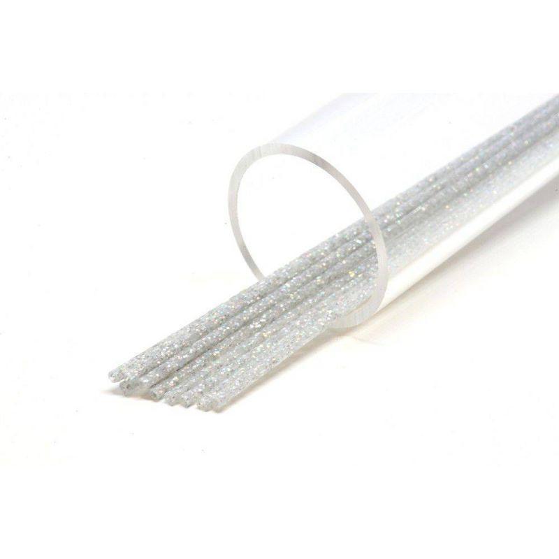 SOFT GLITTER TUBE 3 mm CLEAR FUTUREFLY - 1