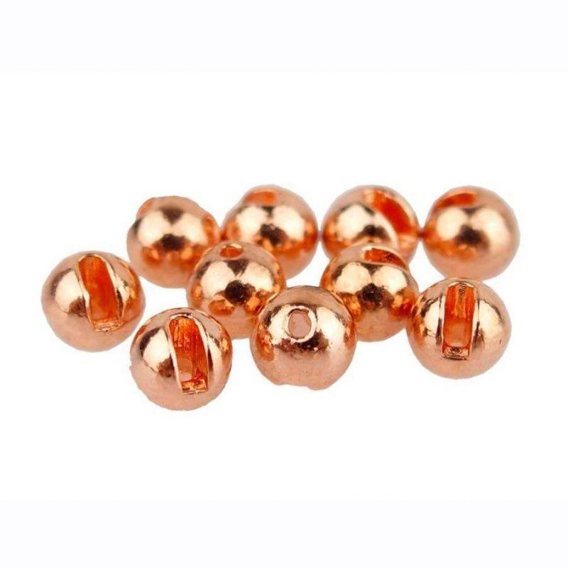 20pz TUNGSTEN BEADS SLOTTED COPPER FSV - 1