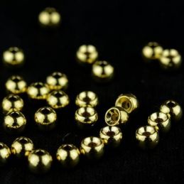 20pz TUNGSTEN BEADS COUNTER HOLE GOLD FSV - 1