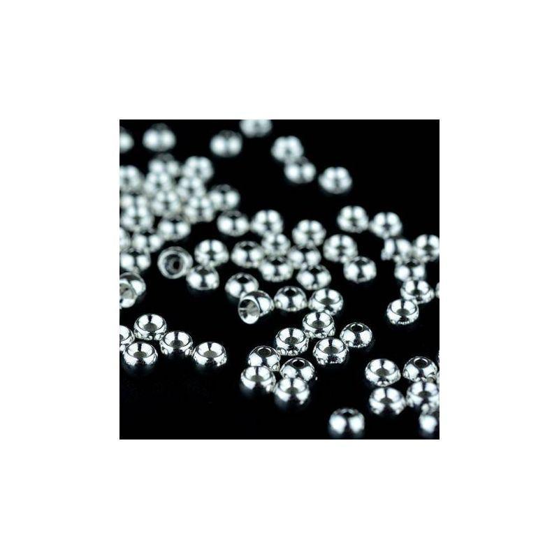 TUNGSTEN BEADS COUNTER HOLE SILVER 20PZ FSV - 1