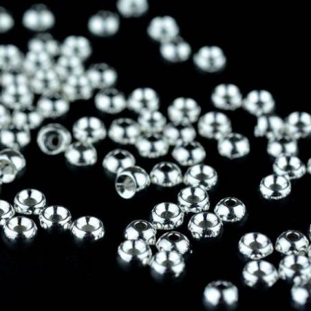 TUNGSTEN BEADS COUNTER HOLE SILVER 20PZ FSV - 1