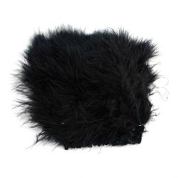 WOLLY BUGGER MARABOU BLACK WAPSI - 1